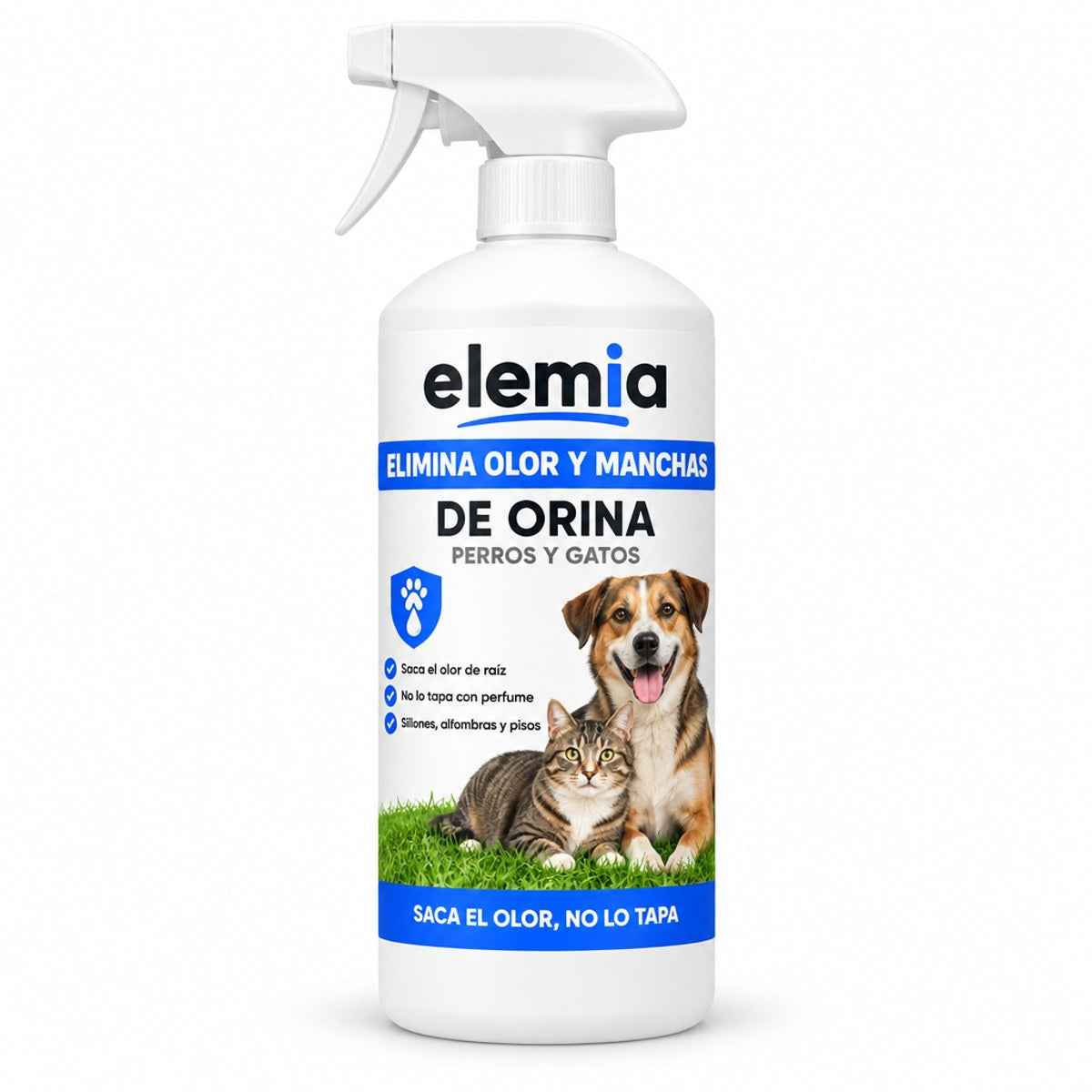 Elemia - Elimina olor y manchas de orina de perros y gatos 500 ml